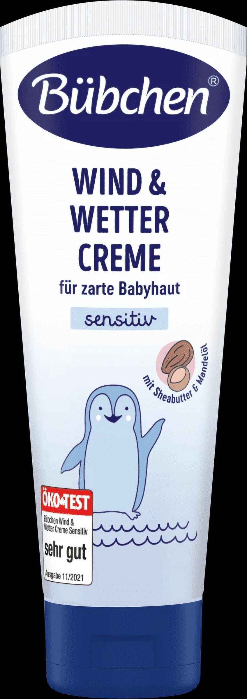 Bbchen wind & weather cream sensitive, 75 ml, Skin protection cream for babies, Protects against wind and moisture