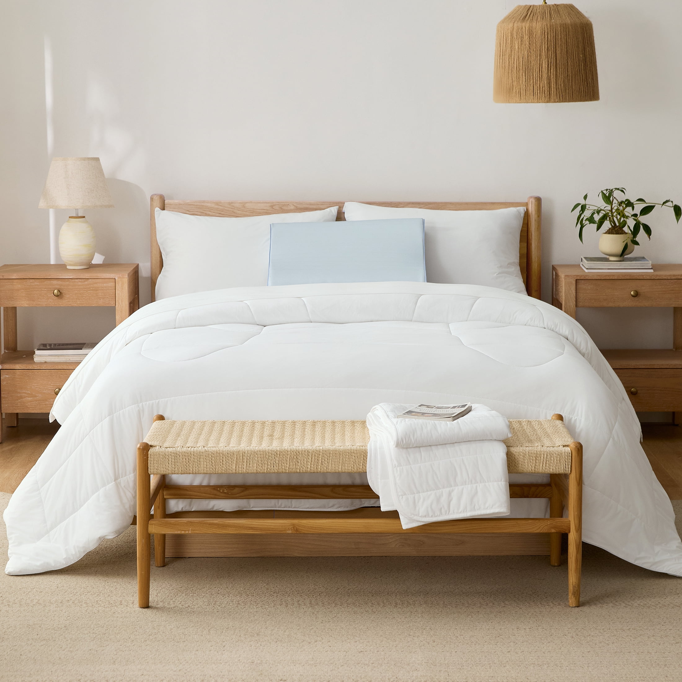 Breescape Essentials B-COOL Cooling Comforter, White, Full/Queen