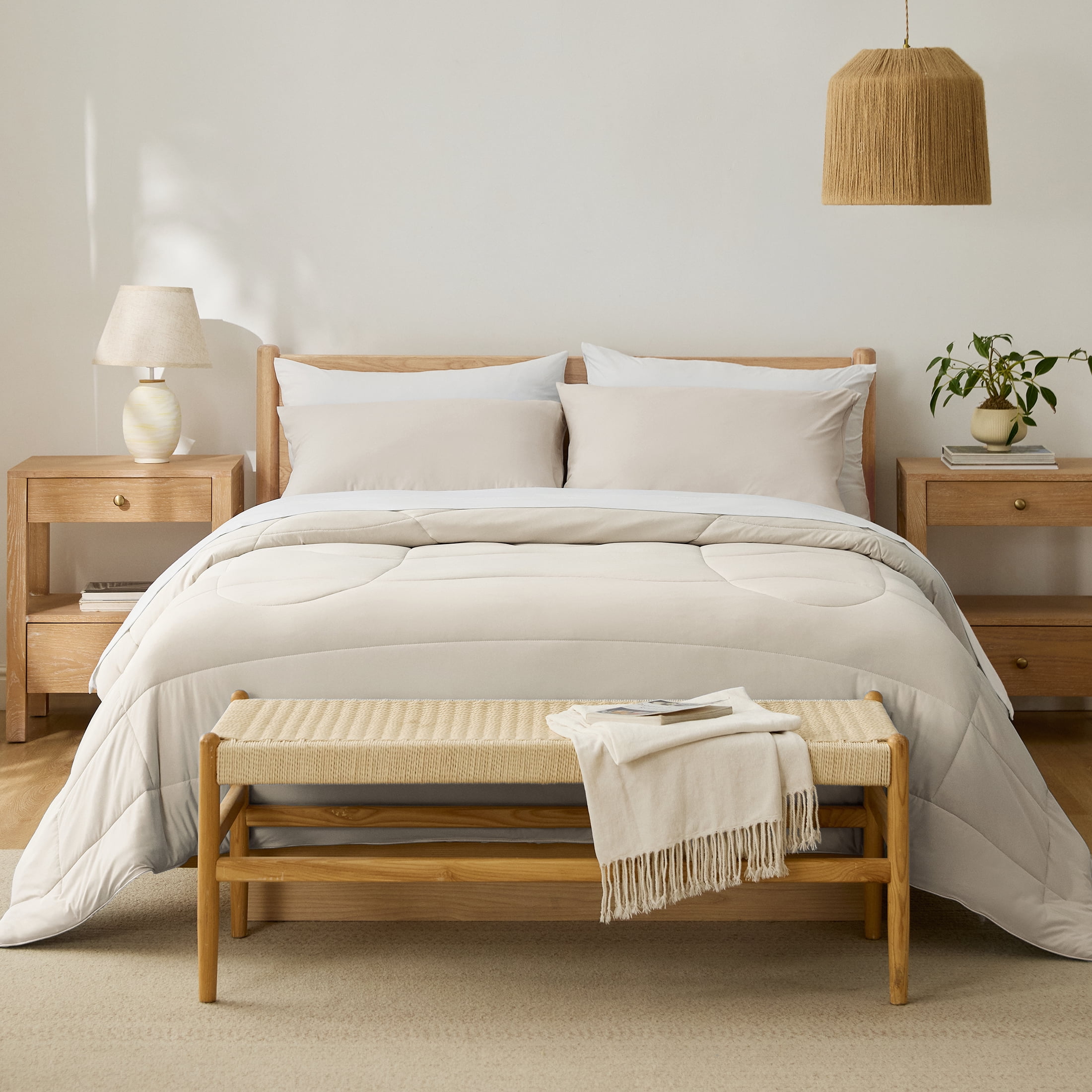 Breescape Essentials B-COOL Cooling Comforter, Taupe, Full/Queen