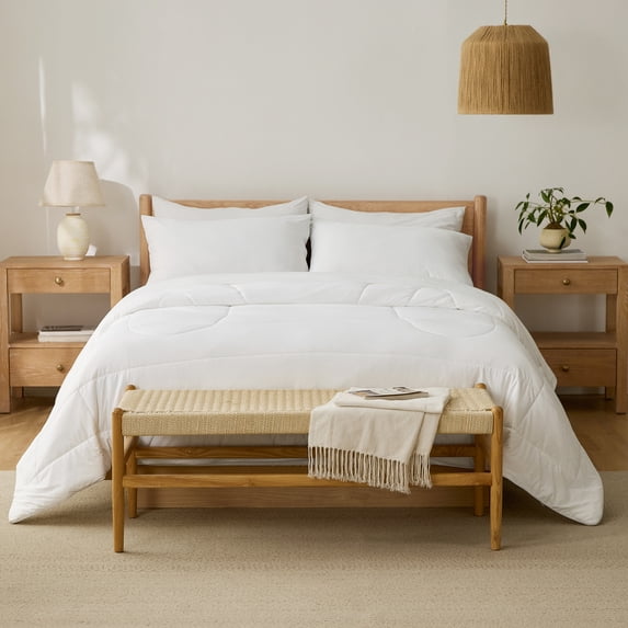 Breescape Essentials B-COOL Cooling Comforter, White, Full/Queen