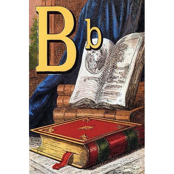 B for the Book that was Given to me-Fine Art Canvas Print (20" x 30")