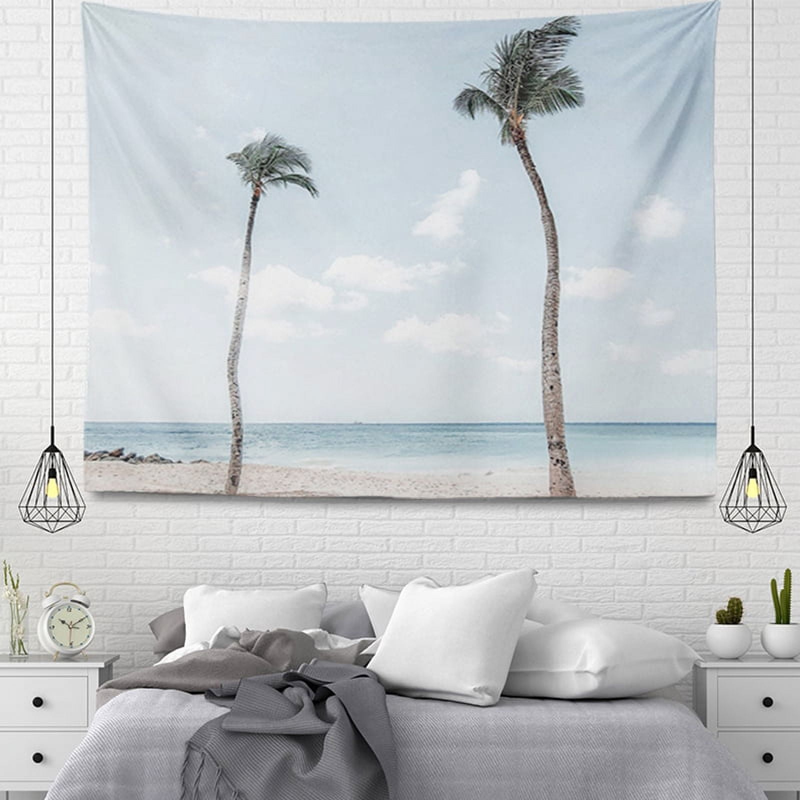 Wandbehang Strand & Meer Motiv 73x95 Cm – Aus Weichem Polyester | Deko Für Wohnung & Zimmer