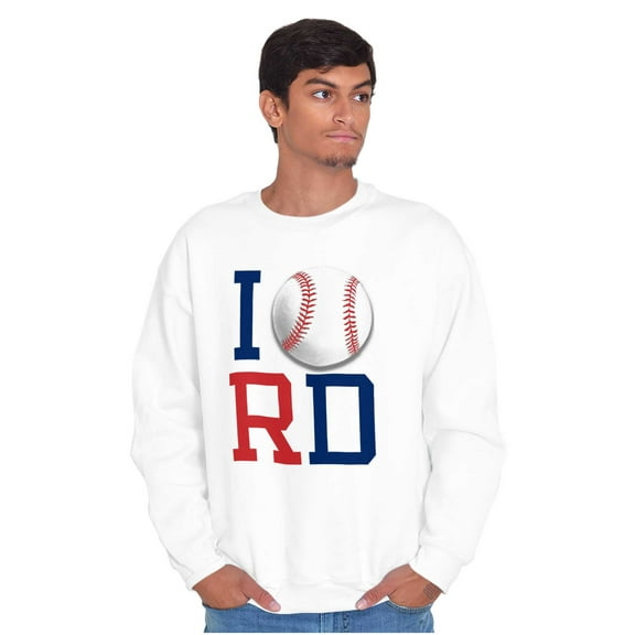 Béisbol Republica Dominicana Ball Sweatshirt for Men or Women Brisco Brands S