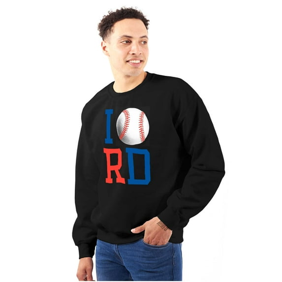 Béisbol Republica Dominicana Ball Sweatshirt for Men or Women Brisco Brands X