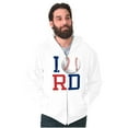 thumbnail image 1 of Béisbol Republica Dominicana Ball Zip Up Hoodie Men's Women's Brisco Brands S, 1 of 5