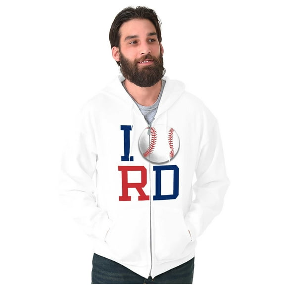 Béisbol Republica Dominicana Ball Zip Up Hoodie Men's Women's Brisco Brands S