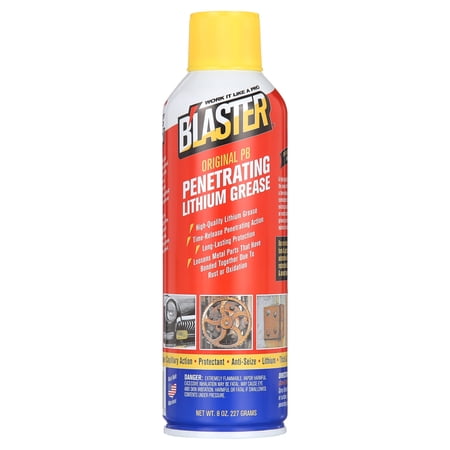 B'laster PB Blaster Grease with Penetrant Spray, 8 oz