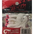 thumbnail image 1 of B'n'M 2" Rigged Grub Lure, Pink & White, 1/16 Oz., 7 Count, 1 of 4