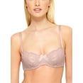 thumbnail image 1 of B.tempt'd Ciao Bella Balconnet Underwire Demi Bra (953144),32D,Rose Smoke, 1 of 3