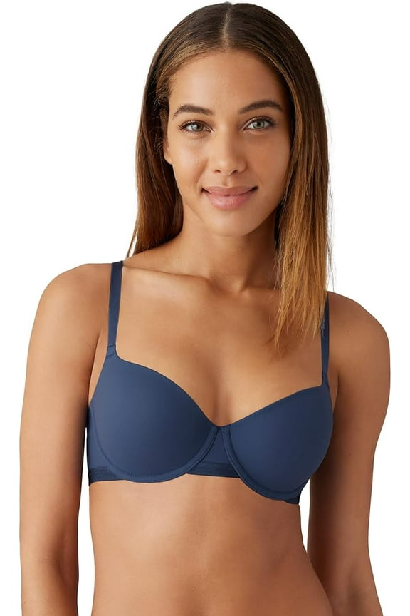 B.temptd Womens Nearly Nothing Demi T-Shirt Bra 953263, Blue, 36C