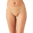 thumbnail image 1 of B.tempt’d by Wacoal Women’s Comfort Intended Thong Underwear 979240, Beige, Small, 1 of 2