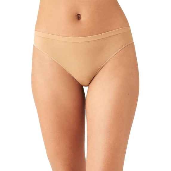 B.tempt’d by Wacoal Women’s Comfort Intended Thong Underwear 979240, Beige, Small