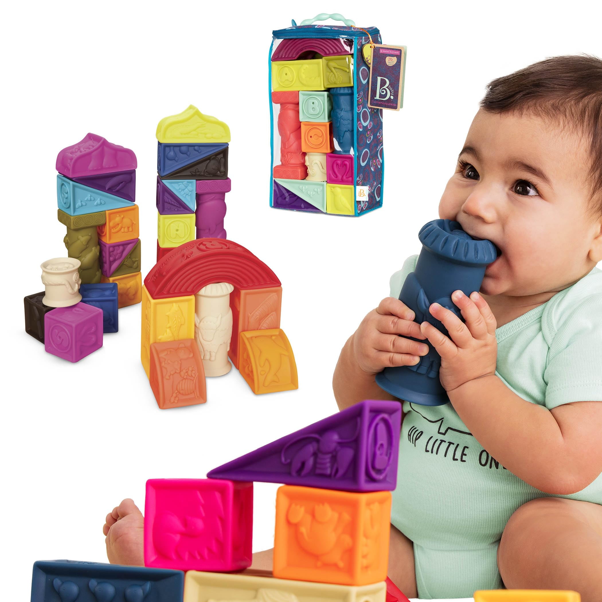 B. toys - Alphabet MMF7 Learning Blocks for Babies & Toddlers - ABC ...