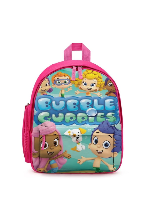 B-ubble Guppies Cute Cartoon backpack travel bag adjustable shoulder straps One size