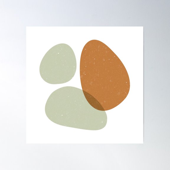 Béziama Colorida Iii - Snow, Tea, Rose Poster Wall Art, Modern Wall Decor For Living Room Bedroom, 30x30 UNFRAMED