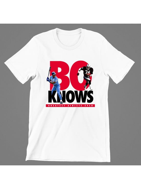 B0 Jack-son Bo Men T-shirt White Cotton Tee All Sizes S to 3XL