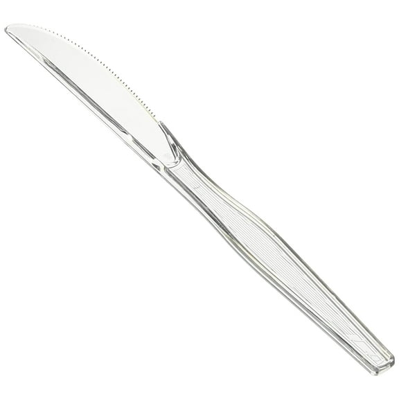 B008X61YAI KH017 Clear Heavy-Weight Plastic Knife - 1000 / CS