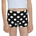 Easygdp Black and White Polka Dot Girls Hipster Cotton Underwear Little