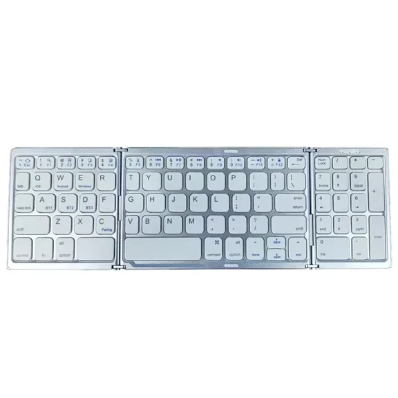 B089 Hebrew/Russian/Spanish/Portuguese/Korean Foldable Bluetooth Keyboard Rechargeable For IPAD Mobile Tablet Android IOS Win