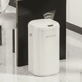 thumbnail image 1 of MRBIN Adsorption Metal Kitchen Motion Sensor Trash Can Removable, 30L / 7.9gal Automatic Absorbing Bag Lidded Garbage Bin with Wheels, Commercial Waste Basket for Office and Bedroom, Bathroom, White, 1 of 9