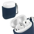 thumbnail image 1 of B1-72 Silicone Pouch Case for Apple Airpods Headphones - Blue, 1 of 1