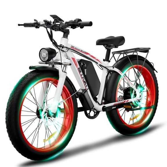 B1 Electric Bike for Adults, 750W Peak Dual Motor, 48V 20Ah Ebike,26" Fat Tire Mountain Bicycle, Max 28Mph, 60 Miles Range, UL2849