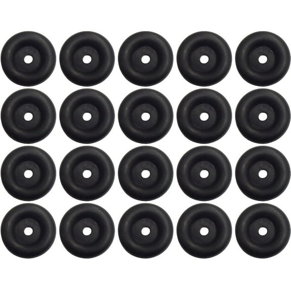 Qty 20: Rubber Door Bumper Fits Universal Products Replaces B1-RUBBERCAP