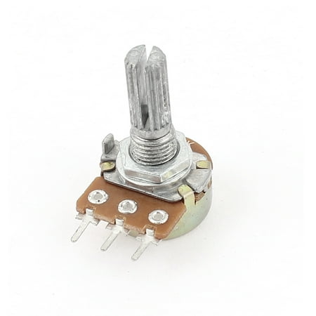 B10K 10K Ohm 3 Terminals Single Linear Rotary Taper Potentiometer