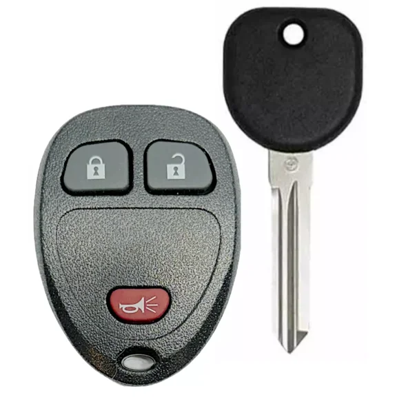 B111 PT (46) Key + Remote For 2007-2013 Chevrolet Silverado OUC60270 VLS
