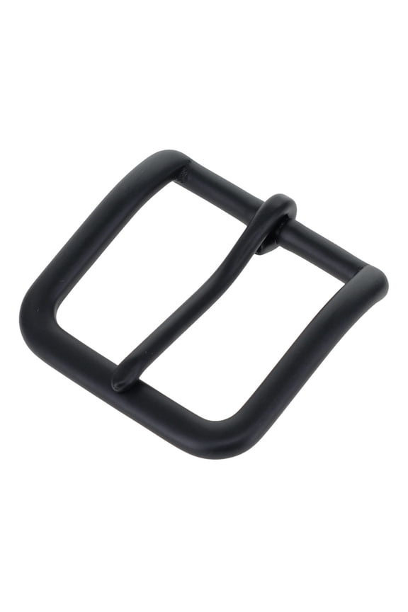 B1110 1 1/2" PVD Black Matte, Heel Bar Buckle, Solid Brass-LL