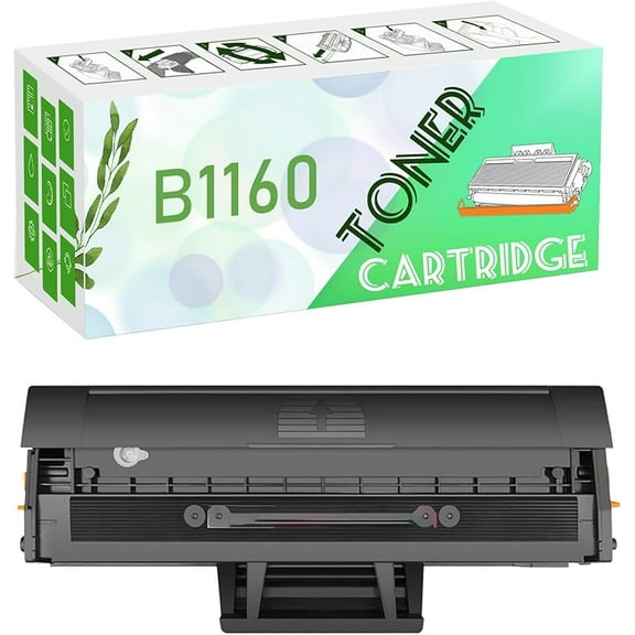 B1160 1160 331-7335 Compatible Toner Cartridge Replacement for Dell B1160 B1160W B1163W B1165NFW Printer, High Yield 1,500 Pages