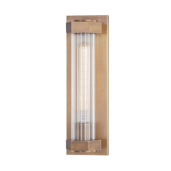 Open Box B1196-PBR-Troy Lighting-Godfrey - 1 Light Wall Sconce In Industrial Style-14.75 Inches Tall and 5.25 Inches Wide