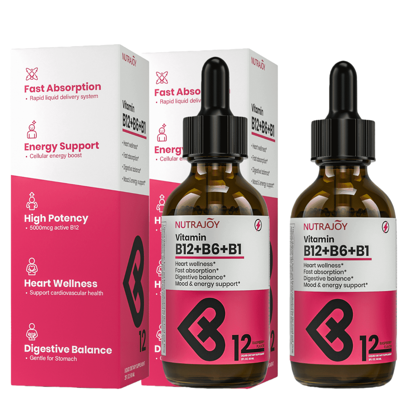 walmart b12 injections Neurobion Liquid Forte, 10 Vials x 10ml, Vitamin B Supplement for  Deficiency Support main image 0