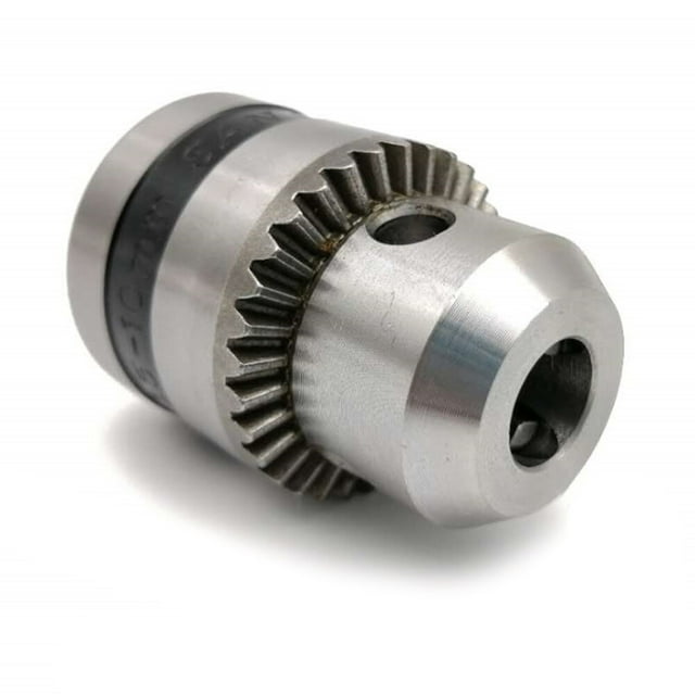B12 Drill Chuck Metal with Wrench 5mm Steel Shaft Mount Key Type Drill ...