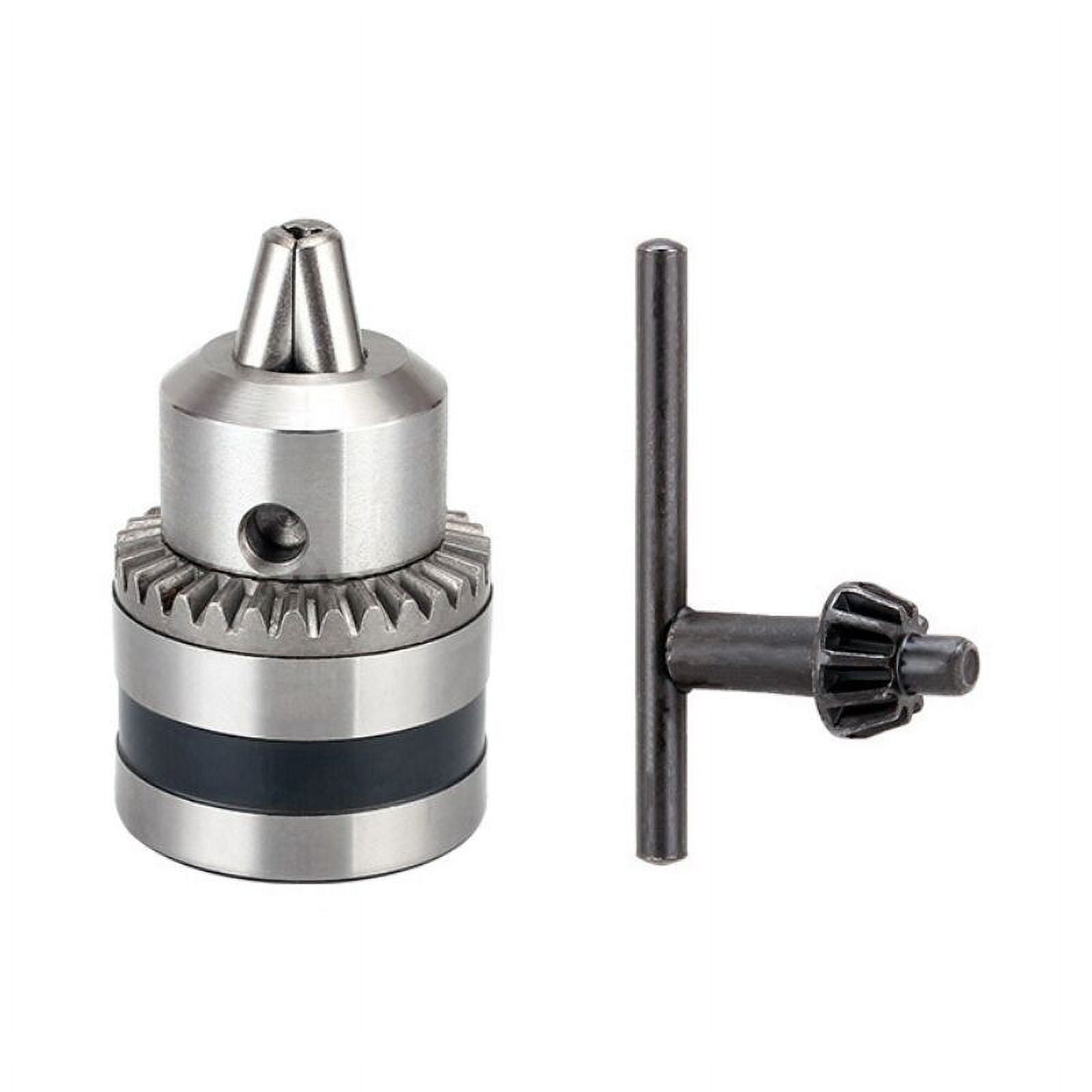 B12 Drill Chuck with Wrench 1.510mm Capacity Stainless Steel Drill