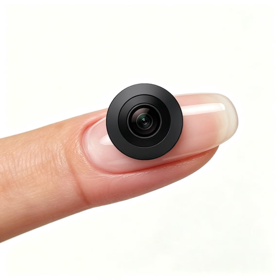 B18Mini Wireless Security Camera, 360° Wide Angle WiFi Indoor Surveillance Cam with Night Vision, Remote Live View, Local & Cloud Storage, Scheduled Recording for Home Pet Office Monitoring