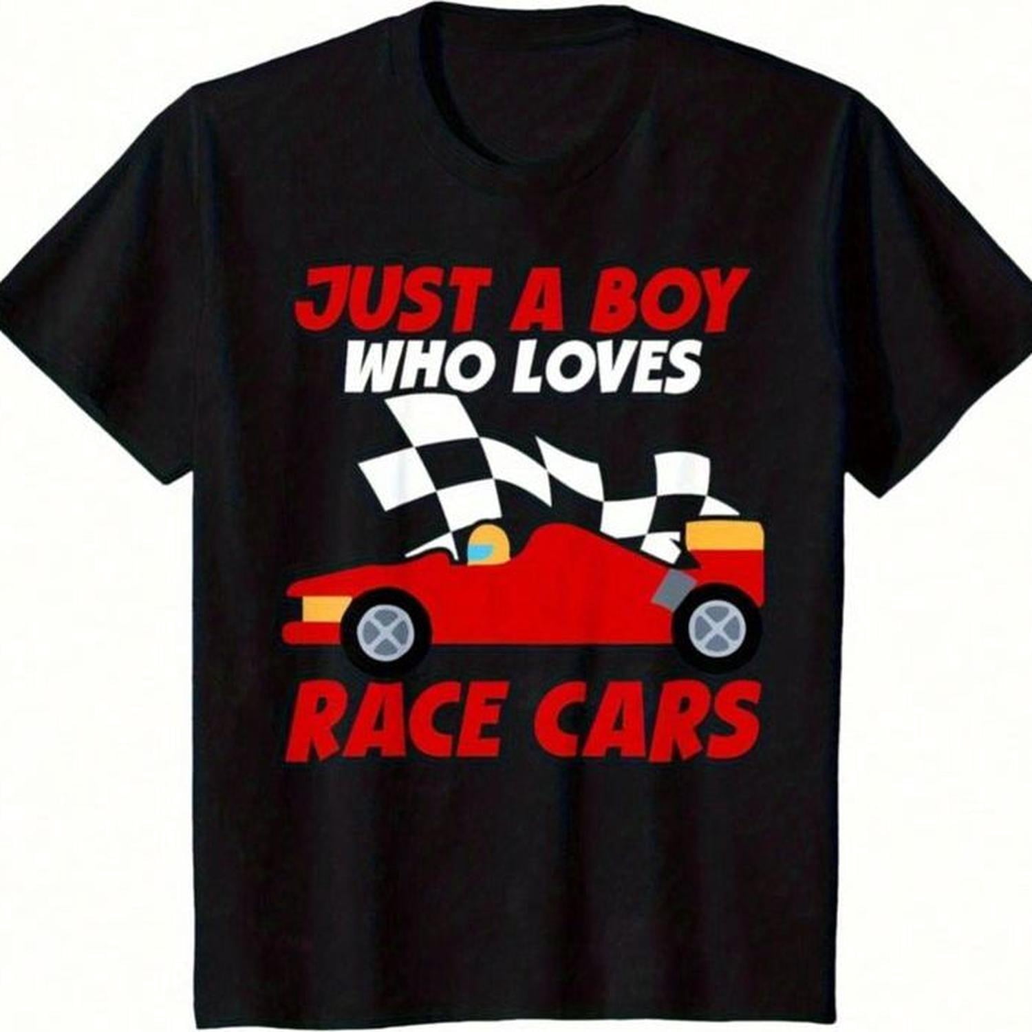 B1O Gis Racing Just A B1Oy Who Loves Race C1Ars B1O Race C1Ar T-S1Hir ...