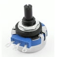 thumbnail image 1 of B2.2K 2.2K Ohm 6mm Shaft 3 Terminal Single Linear Rotary Taper Potentiometer, 1 of 2