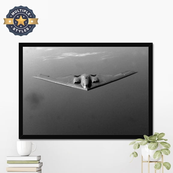 B2 Bomber Fighter Jet, Fighter Jet Print, Fighter Jet Wall Art, Airplane, Airplane Wall Art, Us Army Wall Art, Us Air Force #2026, Unframed Poster Size 12x18