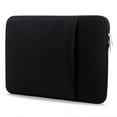 thumbnail image 1 of B2015 Laptop Sleeve Soft Zipper Pouch 11”/12”/13”/14”/15”/15.6”/17” Bag Case Cover for Air Pro Ultrabook Notebook Tablet, Black 15.6", 1 of 9