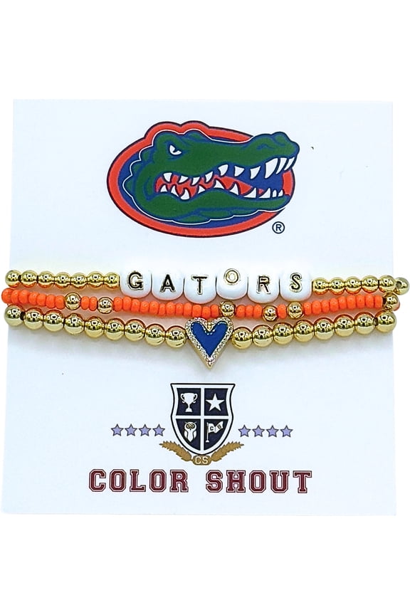 B202 - FLO 'I Love' University of Florida Bracelet Stack