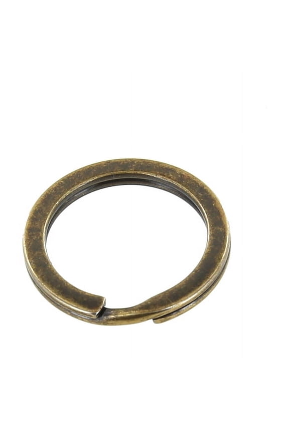 B2020 Antique Brass, Key Ring, Solid Iron