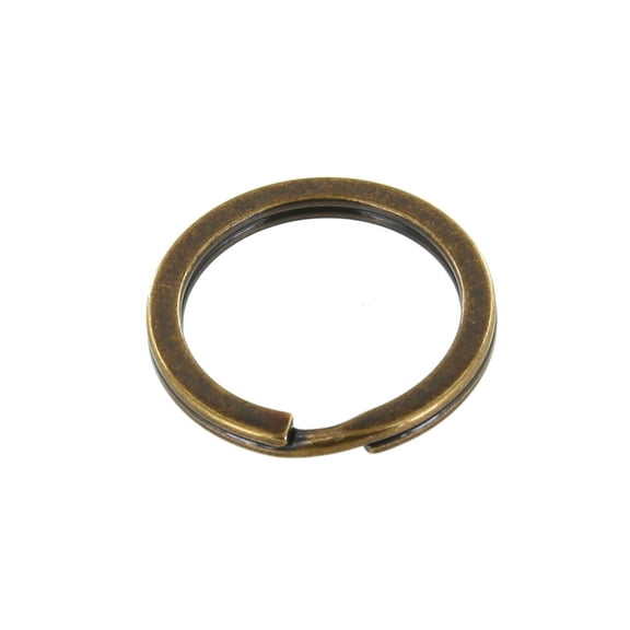 B2020 Antique Brass, Key Ring, Solid Iron