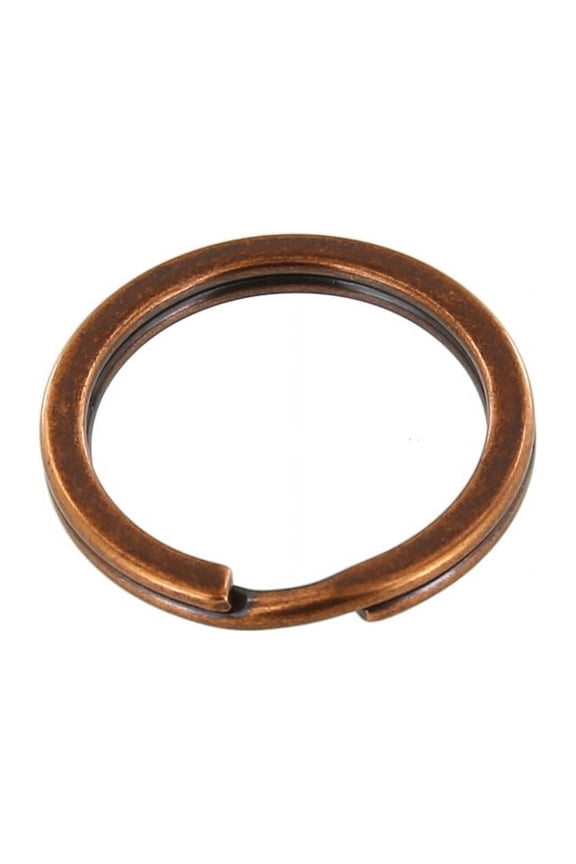 B2020 Antique Copper, Key Ring, Solid Iron, Multiple Sizes