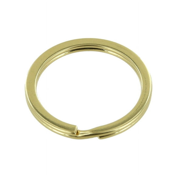 B2020 Brass Plated, Key Ring, Solid Iron, Multiple Sizes