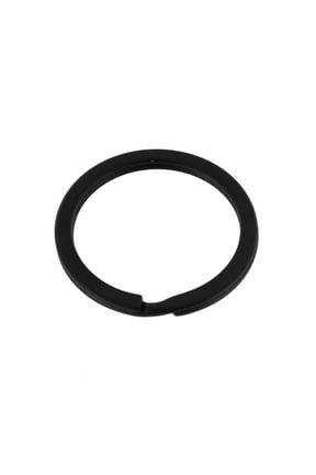 B2020 PVD Black Matte, Key Ring, Solid Iron