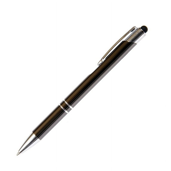 B206 - Gun Metal Ball Point with Stylus
