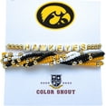 thumbnail image 1 of B209 - Iowa Hawkeye's 'Lucky 7' Bracelet Stack, 1 of 1