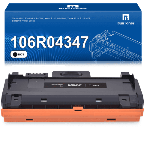 B210/ B205/ B215 Toner Cartridge Replacement for Xerox 106R04347 106R04346 High Yield 3,000 Pages use for Xerox B205NI B210DNI B215DNI Printer (Black, 1-Pack)