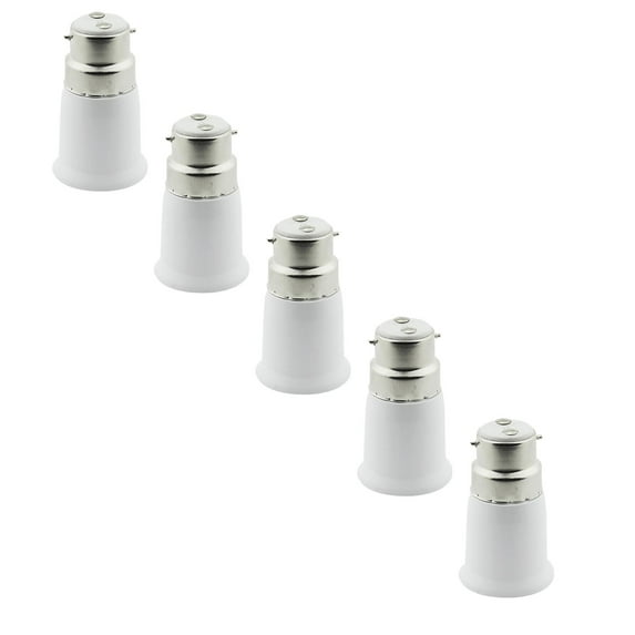 B22 To E27 Lamp Holder Adapter, Light Bulb Holder, Socket Adapter Bulb Replacements Lampholder Lamp Base Converter 6/5/4/3/2/1PCS